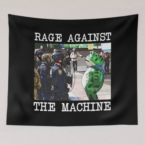 Item preview,  Portland Frog Protest  Rage Against The Machine designed and sold by raptokman.