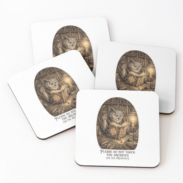 Item preview, Professional Dust Keeper - Dark Academia Owl designed and sold by HiruK.