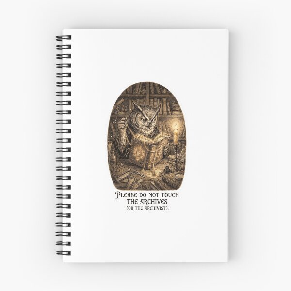 Item preview, Professional Dust Keeper - Dark Academia Owl designed and sold by HiruK.