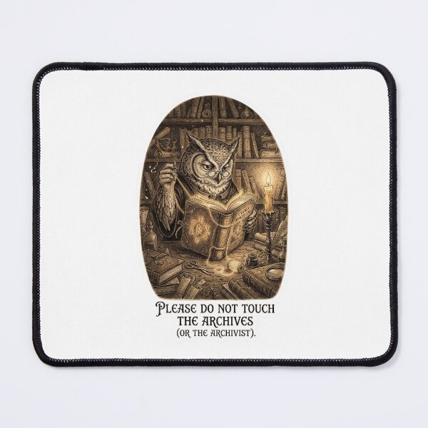 Item preview, Professional Dust Keeper - Dark Academia Owl designed and sold by HiruK.
