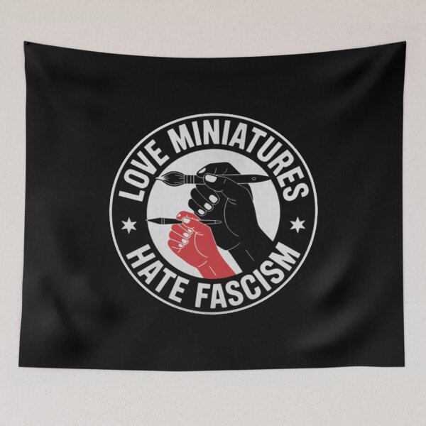 Item preview, Love Miniatures Hate Fascism  designed and sold by franceschandler.