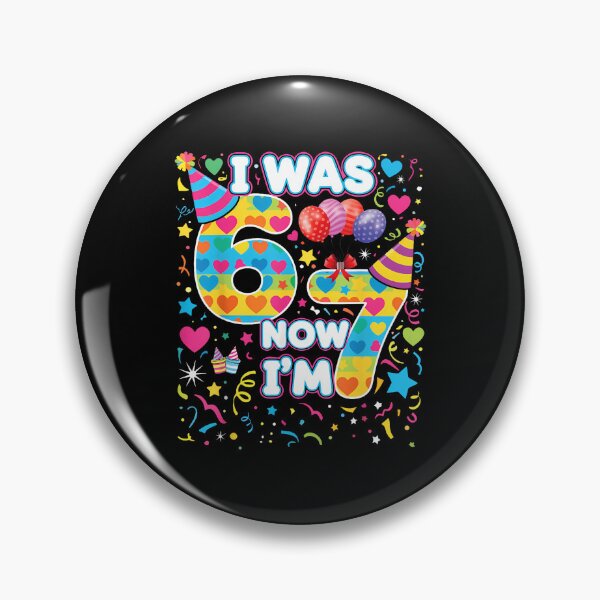Item preview, 7Th Birthday Tee For Boys  Girls I Was 6 Now I'M 7 67 Meme designed and sold by Desdenhoshell.