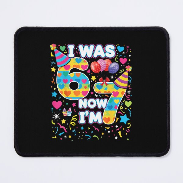 Item preview, 7Th Birthday Tee For Boys Girls I Was 6 Now I'M 7 67 Meme designed and sold by Desdenhoshell.