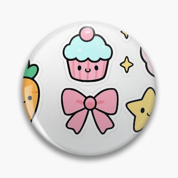 Item preview, Cute Pastel Kawaii Sticker Set designed and sold by digitalvibe4u.