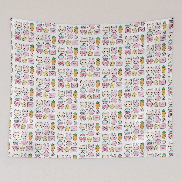 Item preview, Cute Pastel Kawaii Sticker Set designed and sold by digitalvibe4u.