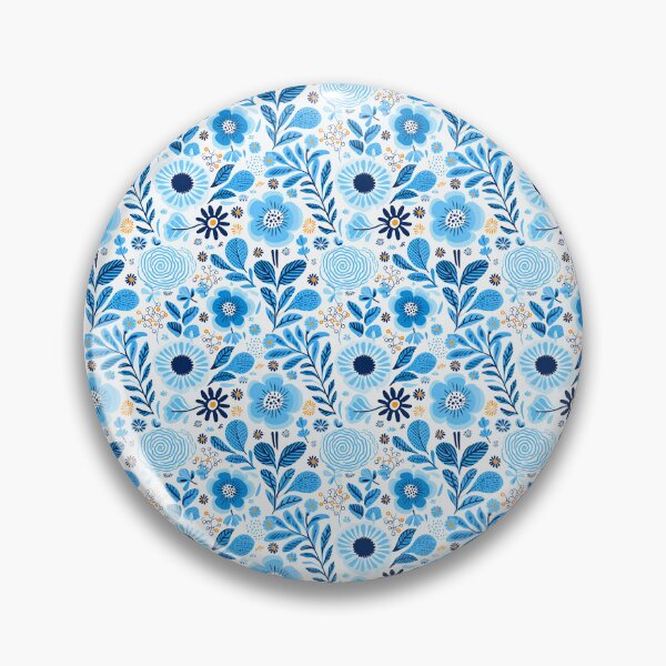 Item preview, Blue Florals 28 designed and sold by Dawne's Designs.