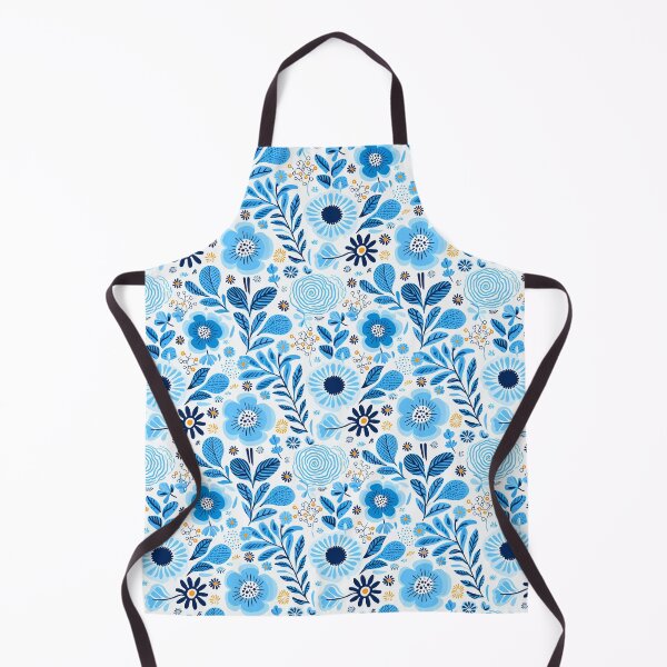 Item preview, Blue Florals 28 designed and sold by Dawne's Designs.