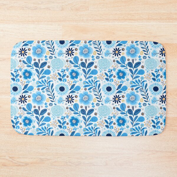 Item preview, Blue Florals 28 designed and sold by Dawne's Designs.