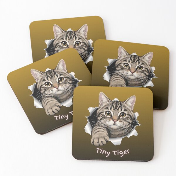 Item preview, Tiny Tiger - Cute Cat / Tiger Cub Kids Design designed and sold by PushPrintsCo.