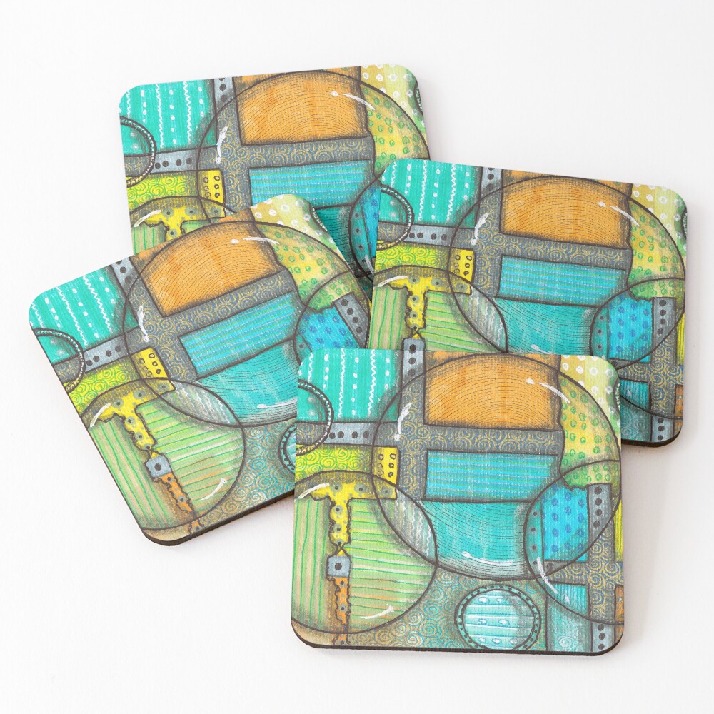 Item preview, Coasters (Set of 4) designed and sold by ColorWander.