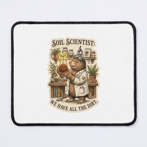 Item preview, Talk Dirt To Me - Soil Scientist Mole designed and sold by HiruK.