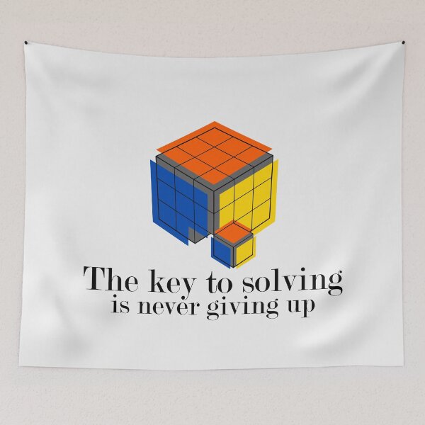 Item preview, Colorful Puzzle Cube – Geometric Brain Teaser Design designed and sold by Gawii.
