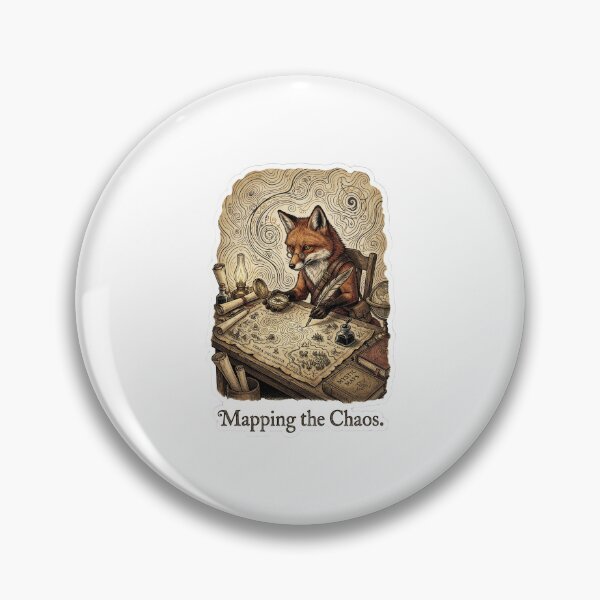 Item preview, Mapping The Chaos - GIS Specialist Fox designed and sold by HiruK.