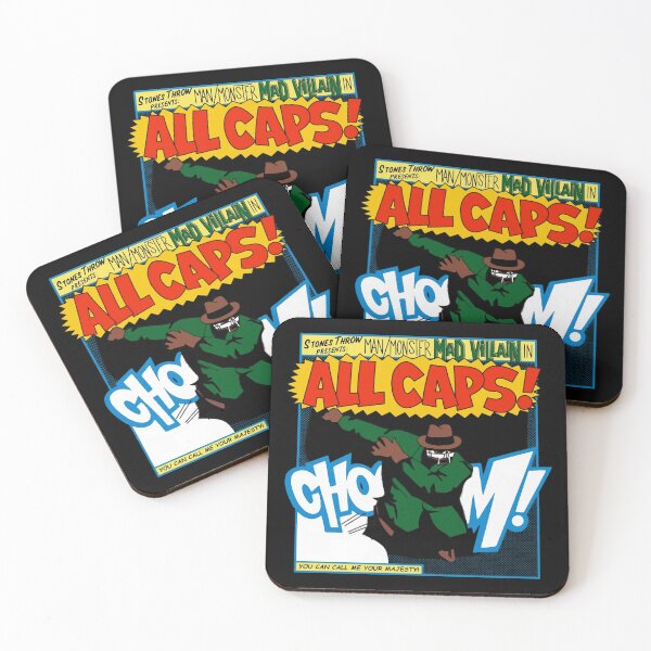 Item preview, mf doom all caps designed and sold by CheesleyStudios.