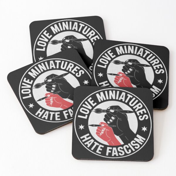Item preview, Love Miniatures Hate Fascism  designed and sold by arlenericker.