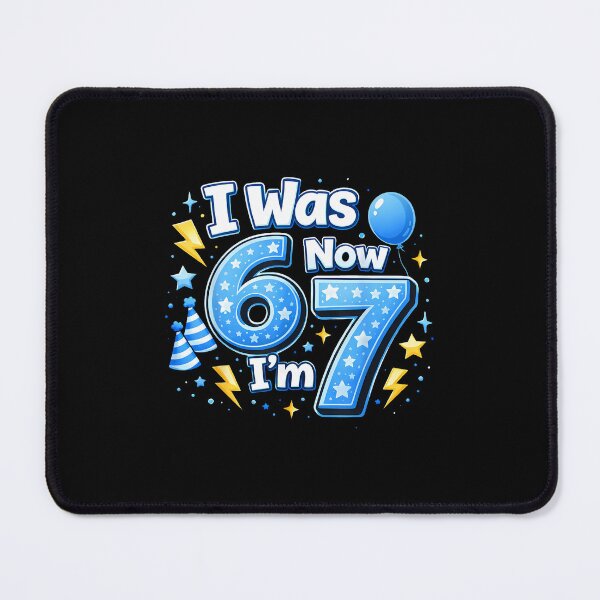 Item preview, 6 7 Years Old Birthday Girl I Was 6 Now I'M 7 67 Meme Kids designed and sold by Desdenhoshell.