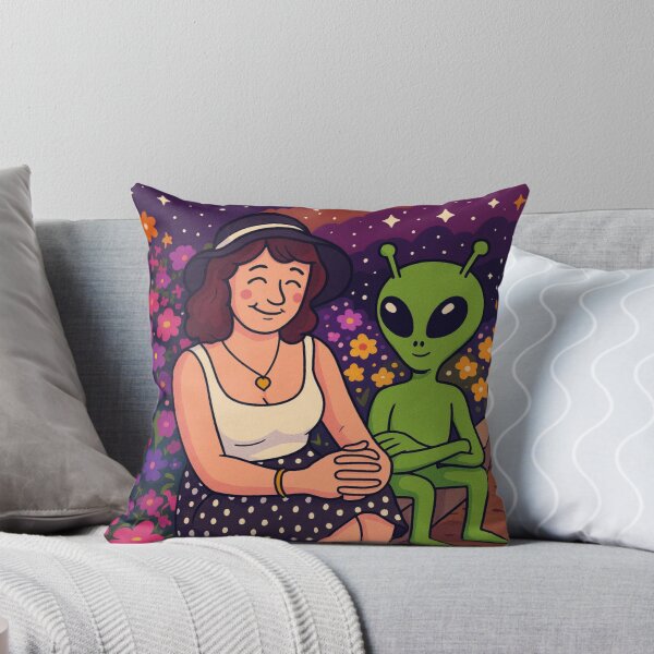 Item preview, Alien Zoo Garden — Whimsical Cosmic Encounter designed and sold by LuxuryApparels.