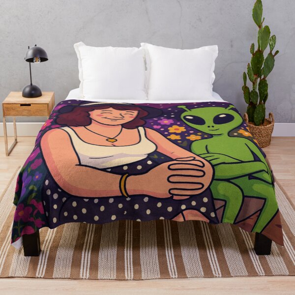 Item preview, Alien Zoo Garden — Whimsical Cosmic Encounter designed and sold by LuxuryApparels.