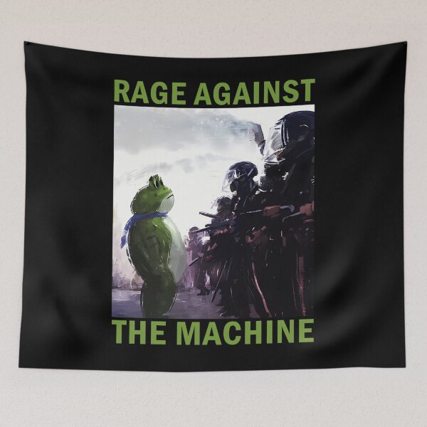 Item preview, Resist Portland Frog Rage Against The Machine Frog Art designed and sold by raptokman.