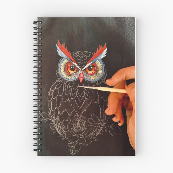 Item preview, Owl Coheed And & Cambria with Silver Feathers designed and sold by Rishstrethphoto.