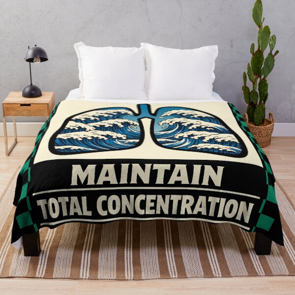Item preview, Total Concentration Breathing Retro Poster designed and sold by agearb.