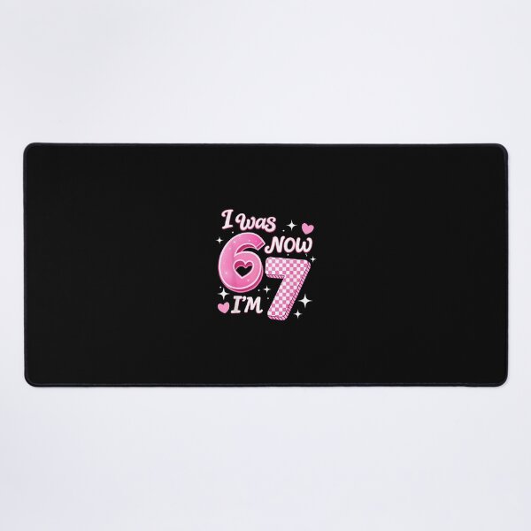 Item preview, 6 7 Years Old Birthday Girl I Was 6 Now I'M 7 67 Meme Kids designed and sold by Desdenhoshell.