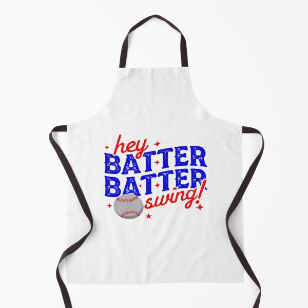 Item preview, Hey Batter Batter Swing Baseball Typography Art – Fun Sports Quote Print for Players & Fans designed and sold by Bright Nest Studio.