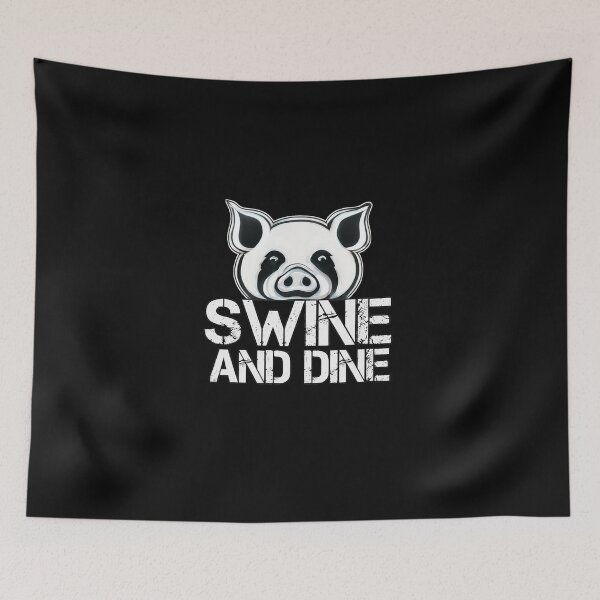 Item preview, Swine and Dine designed and sold by Side Quest Shirts.