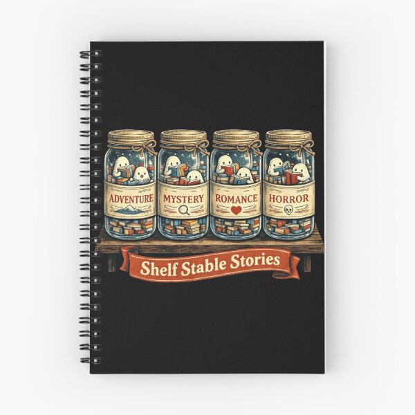 Item preview, Shelf Stable Stories  Adventure Mystery Romance Horror designed and sold by 97Ts.