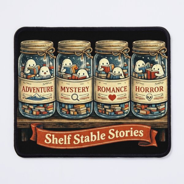 Item preview, Shelf Stable Stories  Adventure Mystery Romance Horror designed and sold by 97Ts.
