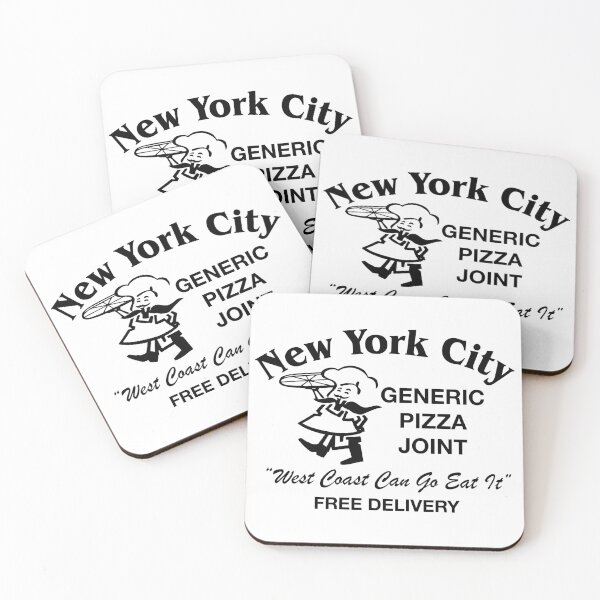 Item preview, New York Pizza Joint (Black) designed and sold by NAF Studio.