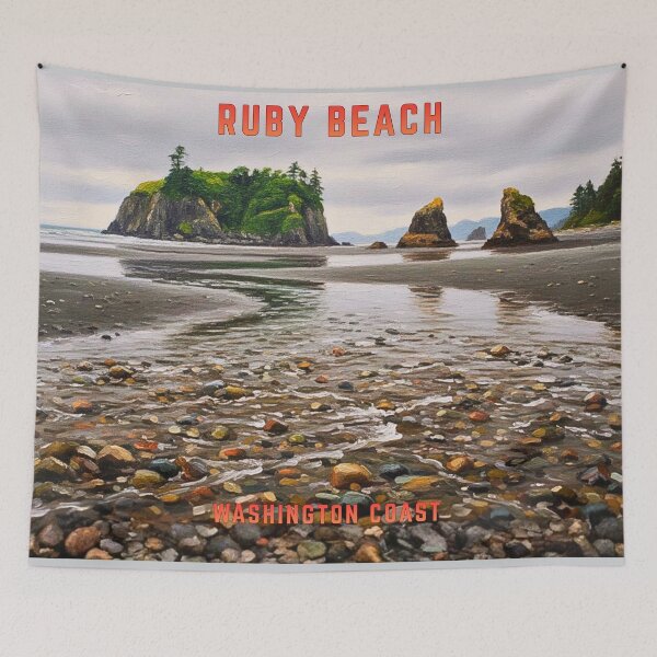 Item preview, Ruby Beach on the Washington Coast designed and sold by CatsPa.