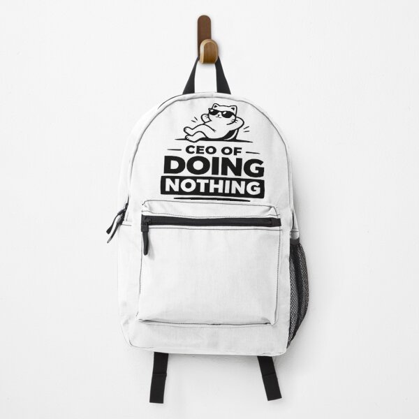Item preview, CEO of Doing Nothing Funny Lazy Cat Humor Design designed and sold by CatPrintCo.