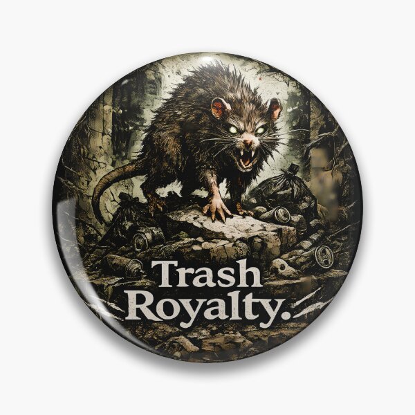 Item preview, Royal Junkyard Rat – Vintage Fun Illustration designed and sold by Astralia.