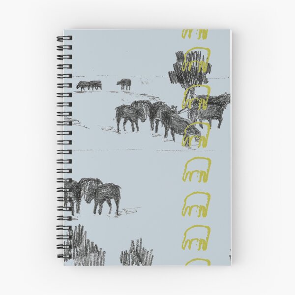 Item preview, Cows in a field designed and sold by beecollective.