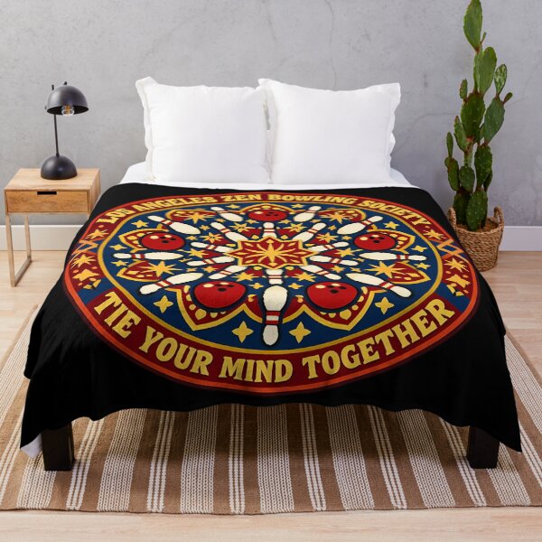 Item preview, Zen Bowling Society Psychedelic Mandala Emblem designed and sold by agearb.