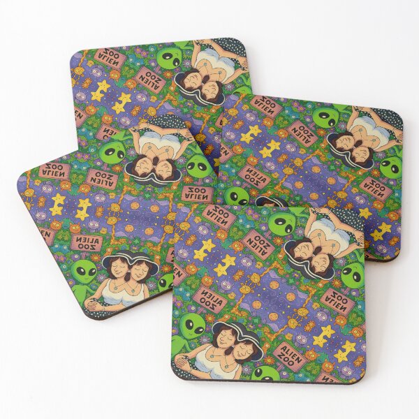 Item preview, Alien Zoo — Cosmic Garden of Creatures designed and sold by LuxuryApparels.