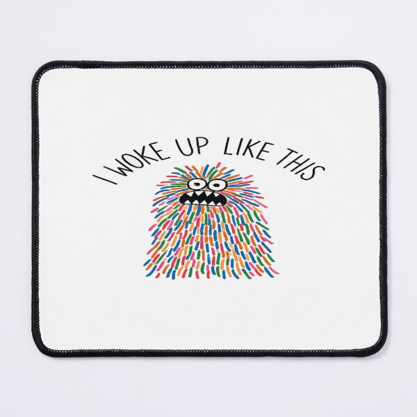 Item preview, I Woke Up Like This Monster Art – Funny Colorful Character Print for Kids & Playful Spaces designed and sold by Bright Nest Studio.