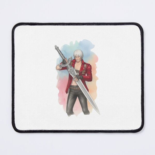 Item preview, Dante Devil May Cry Video Game Character Art – Sarcastic Stylish Action Gamer Aesthetic (Version 1 - Swordmaster) designed and sold by SlightlyUnreal.
