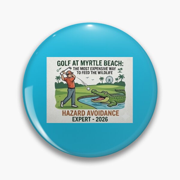 Item preview, Myrtle Beach Golf Alligator Hazard Expert designed and sold by MyrtlesBest.