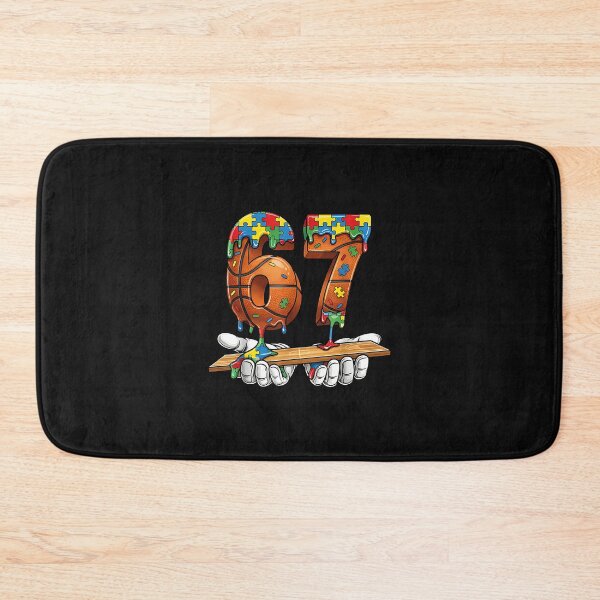 Item preview, Baseball 67 Puzzle Drip Six Seven Meme Boys Autism Awareness designed and sold by Cokonatss.