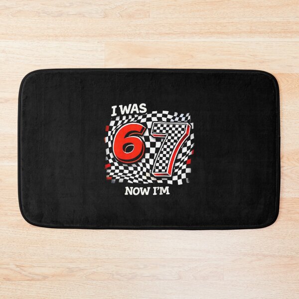 Item preview, I Was 6 Now Im 7 Racing Red Checkered Boys 7Th Birthday designed and sold by Cokonatss.