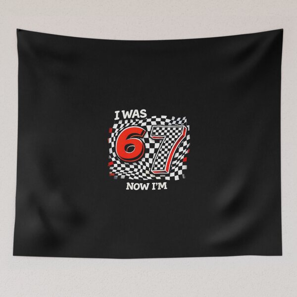 Item preview, I Was 6 Now Im 7 Racing Red Checkered Boys 7Th Birthday designed and sold by Cokonatss.