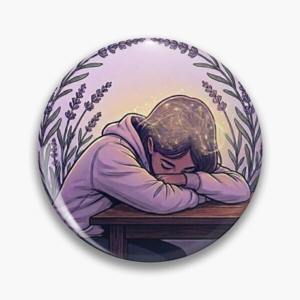 Item preview, Subconscious Mind Girl Dreamy Lilac Lavender Inner Peace designed and sold by med-lavender-ee.