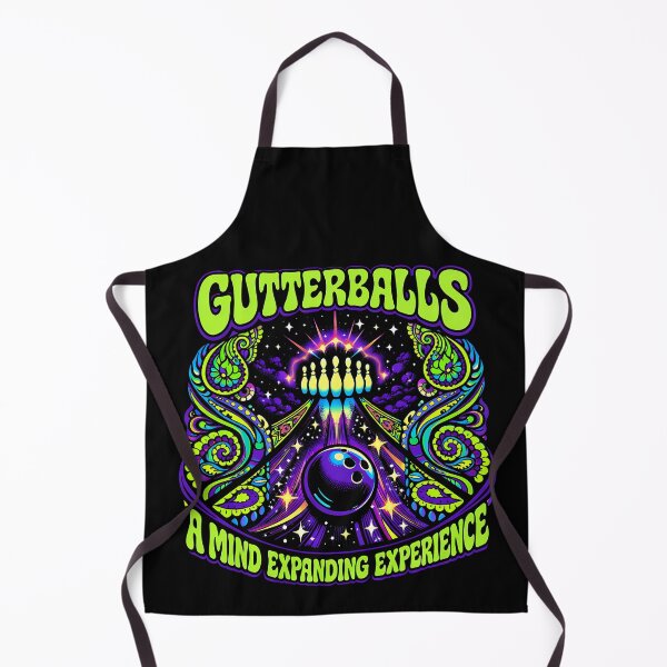 Item preview, Psychedelic Cosmic Bowling Gutterball Vintage Poster designed and sold by agearb.