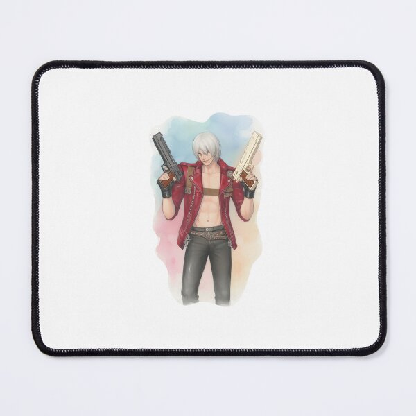 Item preview, Dante Devil May Cry Video Game Character Art – Sarcastic Stylish Action Gamer Aesthetic (Version 1 - Gunslinger) designed and sold by SlightlyUnreal.