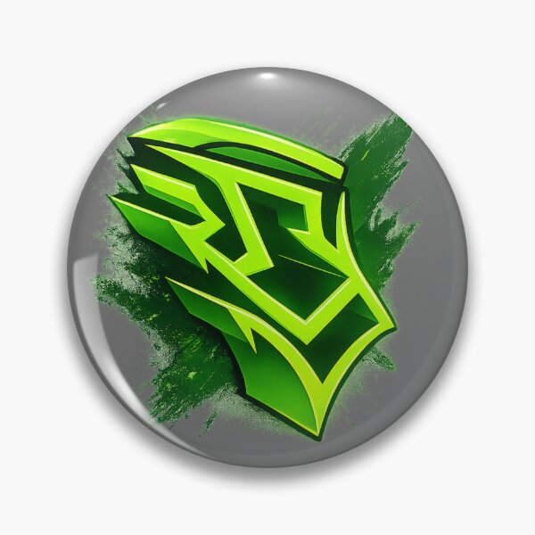 Item preview, Green Toxic Strike - Abstract Neon Graffiti Art designed and sold by HubiUrbanStudio.