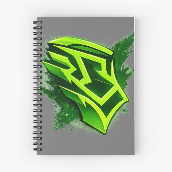 Item preview, Green Toxic Strike - Abstract Neon Graffiti Art designed and sold by HubiUrbanStudio.