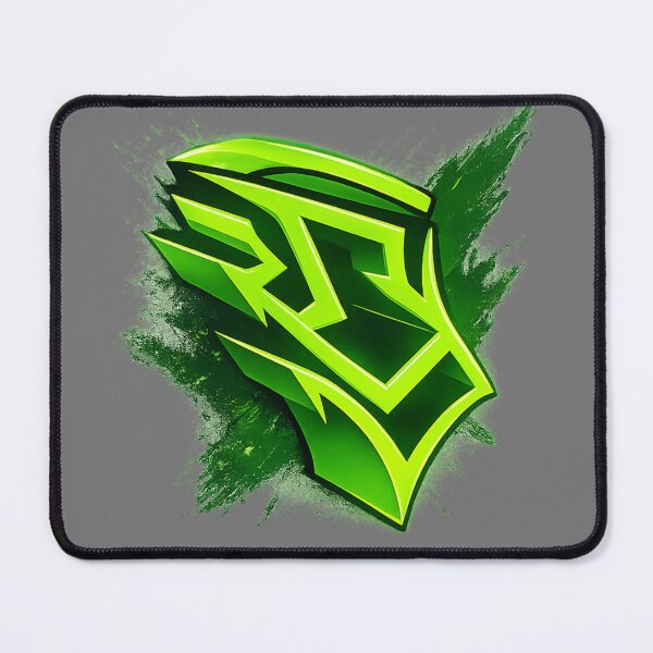 Item preview, Green Toxic Strike - Abstract Neon Graffiti Art designed and sold by HubiUrbanStudio.