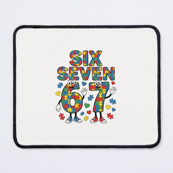 Item preview, Kids Meme 67 Six Seven 6 7 Autism Awareness 2026 Puzzle 6-7 designed and sold by Cokonatss.